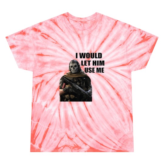 Discover I WOULD LET GHOSTT USE ME black text Tie Dye T-Shirts