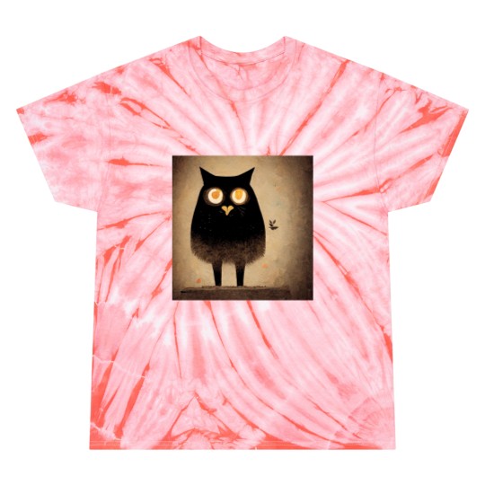 Discover A Cat And An Owl Funny Pet Owner Tie Dye T-Shirts