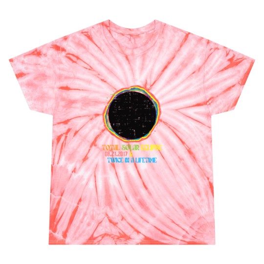 Discover Twice In A Lifetime Solar Eclipse 2024 2017 Men Women Kids Tie Dye T-Shirts