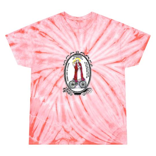 Discover Madonna del Ghisallo Patron Saint of Cycling Tie Dye T-Shirts