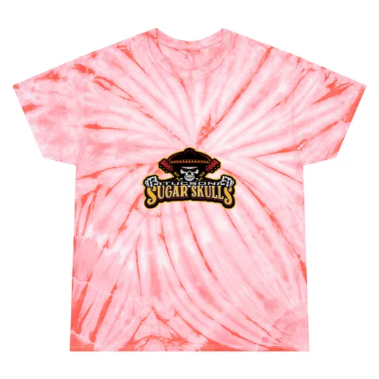 Discover Tucson Sugar Skulls Football Tie Dye T-Shirts