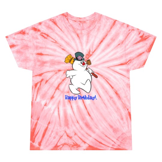 Discover Frosty Happy Birthday! Tie Dye T-Shirts