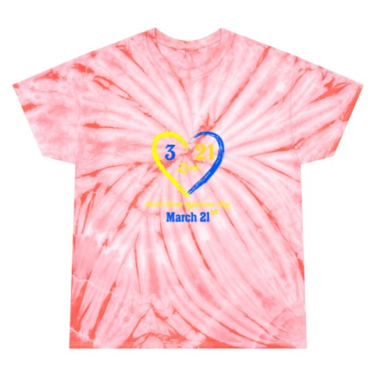 Discover World Down Day T-Shirt Awareness March 21 Tie Dye T-Shirts