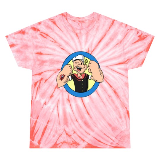 Discover Popeye Sailor Man Tie Dye T-Shirt - Vibrant Adventure Apparel