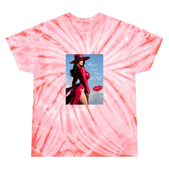 Discover There She Is an AI generated pinup of Carmen Sandiego Tie Dye T-Shirts