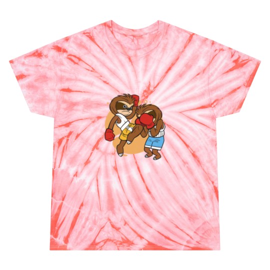 Discover Cute Muay Thai Sloth Fighters 2Thai Boxing and Kickboxing Tie Dye T-Shirts