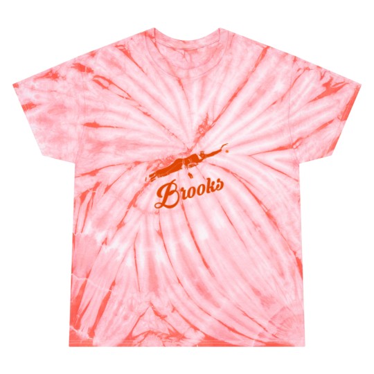 Discover Baltimore Brooks - Orange Stencil Tie Dye T-Shirts