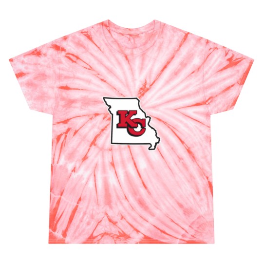 Discover Kansass City Map Tie Dye T-Shirts