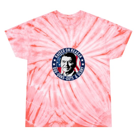 Discover Ronald Reagan Raised On Reagan Tie Dye T-Shirts