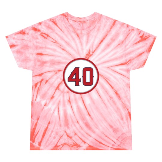 Discover Troy Percival 40 Jersey Number Tie Dye T-Shirts