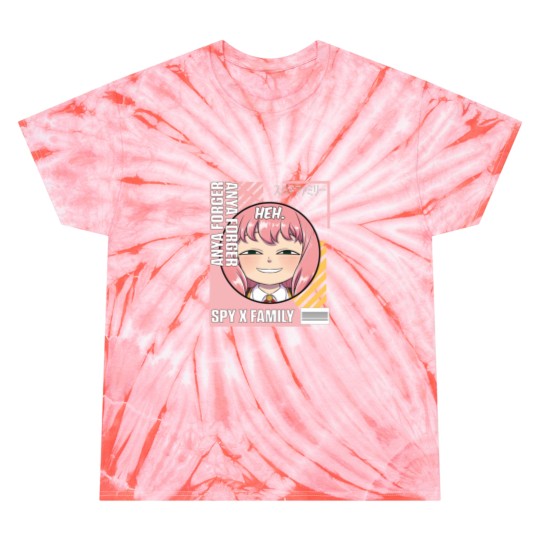 Discover Heh Anya Forger Face Meme Streetwear Style for  Men Women kids family gamer otakuGift  Fitted Tie Dye T-Shirts
