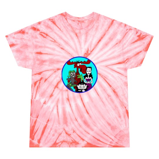Discover The Adventures Of Rocky And Bullwinkle And Friends Vintage Tie Dye T-Shirts