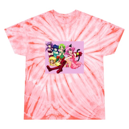 Discover Tokyo Mew Mew Group Tie Dye T-Shirts