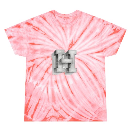 Discover Letter H Tie Dye T-Shirts