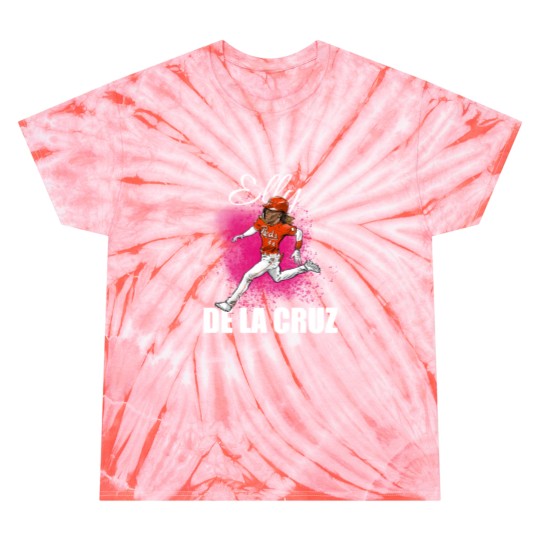 Discover Elly de la Cruz Cartoon  Player  (white text) Sticker Tie Dye T-Shirts