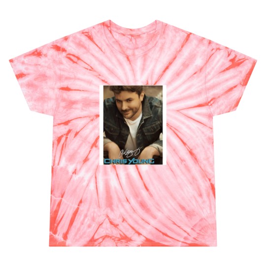 Discover Chris Young With Signature Trace Guitar Music Band Adkins Logo Tie Dye T-Shirts