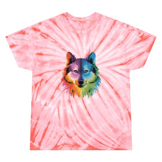 Discover Tie Dye Wolf Tie Dye Wolf Tie Dye T-Shirts