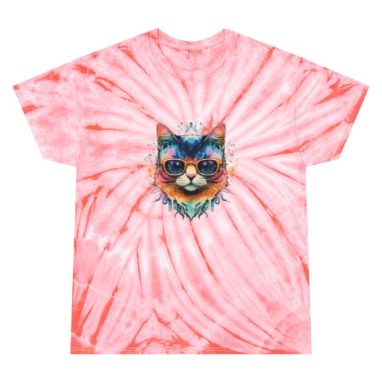 Discover Tie Dye Cat Tie Dye Cat Tie Dye T-Shirts