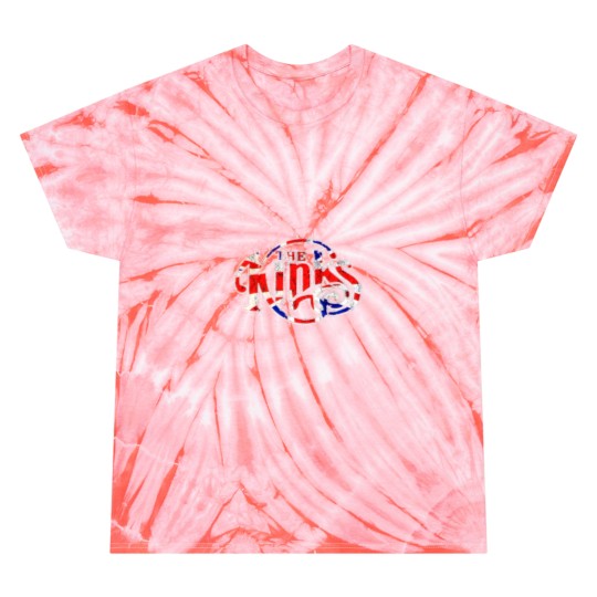 Discover The Kinks English Rock Band Flag Art Tie Dye T-Shirts