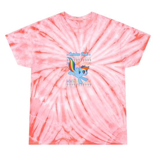Discover My Little Pony Christmas Rainbow Dash Ugly Sweater Tie Dye T-Shirts