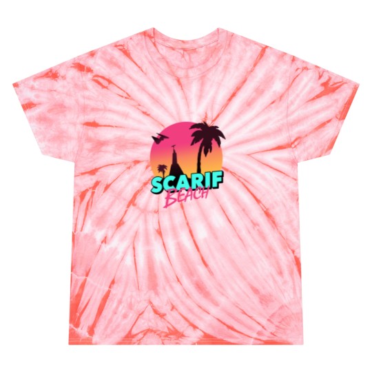 Discover Scarif Beach Sticker Tie Dye T-Shirts
