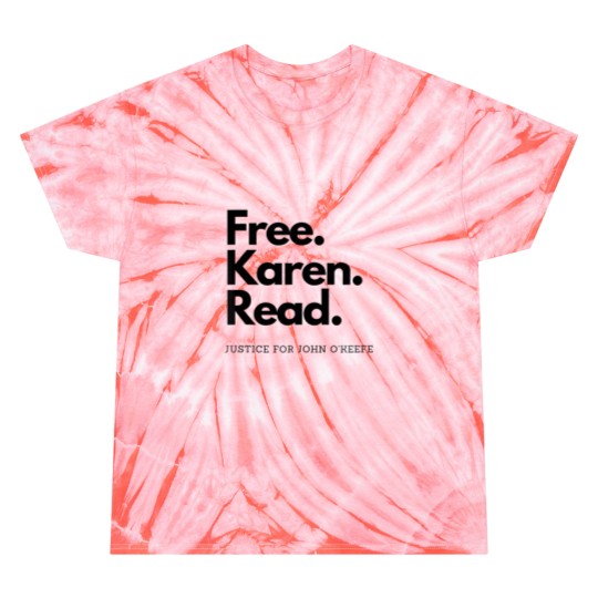 Discover free karen read on pink Tie Dye T-Shirts