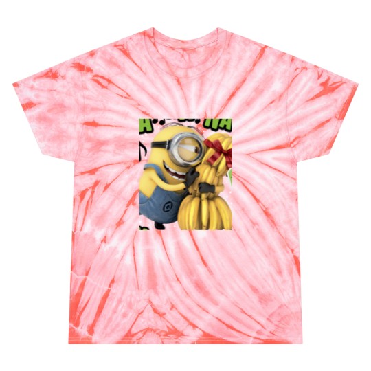Discover Despicable Me Minion Banana Present Christmas Tie Dye T-Shirts