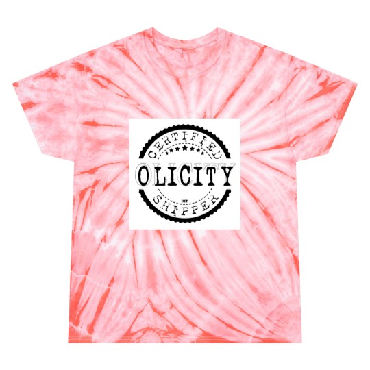 Discover Certified Olicity Shipper Black Stamp Tie Dye T-Shirts