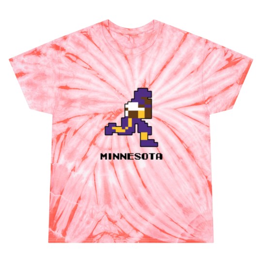 Discover 8 bit Minnesota Football Tie Dye T-Shirts