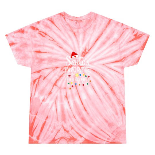 Discover Santa's Favorite Phlebotomist Christmas Phlebotomy Rn Nurse Tie Dye T-Shirts