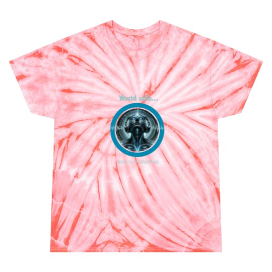 Discover "World calls, listen to it attentively." Tie Dye T-Shirts