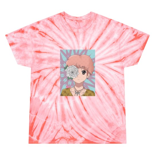 Discover White Rose Woosung Long Tie Dye T-Shirts
