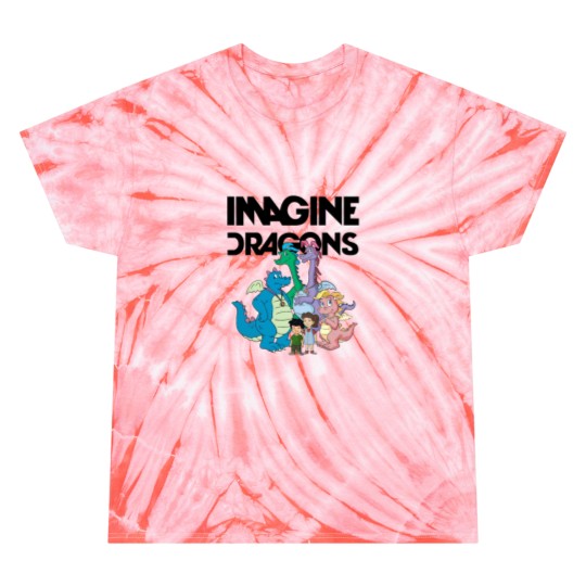 Discover Dragon Tales Ímágine Drágons Ringer Tie Dye T-Shirts