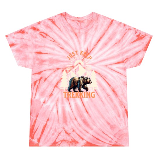 Discover Trekking Just Keep Trekking Tie Dye T-Shirts