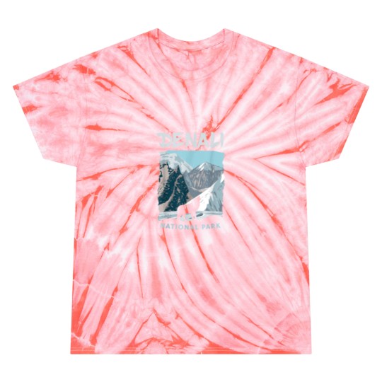 Discover Denali National Park US Wolf Alaska Wolves Tie Dye T-Shirts