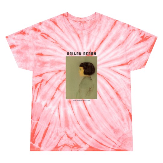 Discover Young Woman in Profile (1910) by Odilon Redon Tie Dye T-Shirts