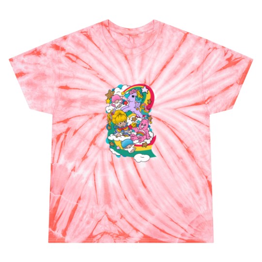 Discover 80s rainbows cartoon 2 Tie Dye T-Shirts