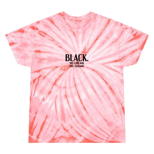 Discover Black No Cream No Sugar Enjoying Coffee Tie Dye T-Shirts