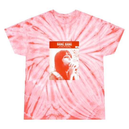 Discover Bang Bang My Baby Shot Me Down vintage vinyl record ad Tie Dye T-Shirts