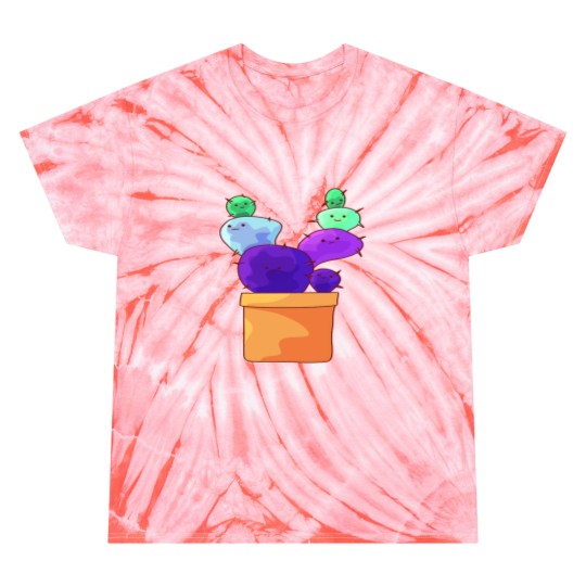 Discover Happy Toric Cacti Tie Dye T-Shirts