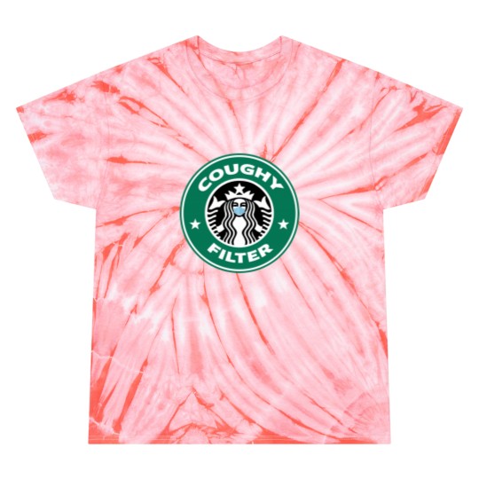 Discover Coughy Filter Coffee Pun Mask Tie Dye T-Shirts