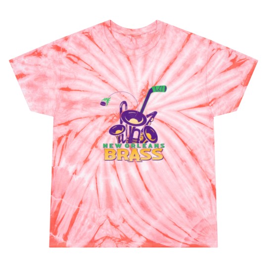 Discover Defunct New Orleans Brass Hockey Team Tie Dye T-Shirts