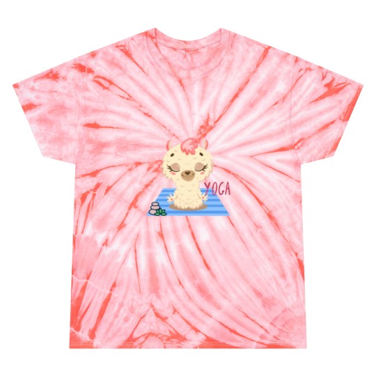 Discover Baby Llama Easy Yoga Bliss Design for wild animal lovers and yoga lovers you know. Active Tie Dye T-Shirts