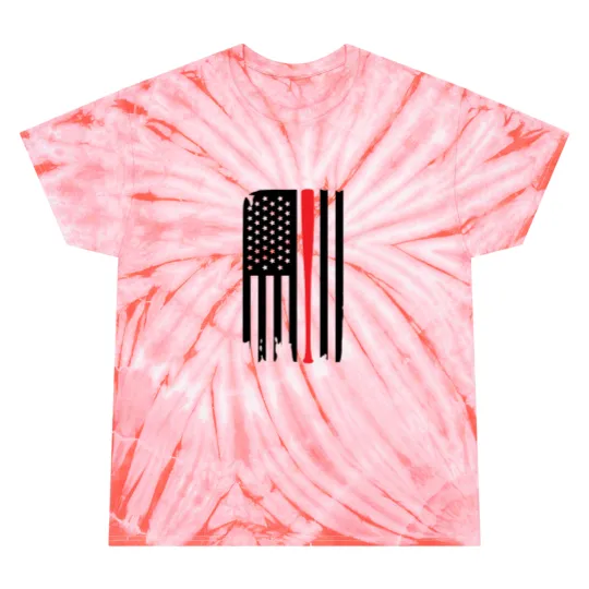 Discover With American Flag Tie Dye T-Shirts