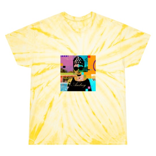 Discover Audrey Hepburn Script Tie Dye T-Shirts