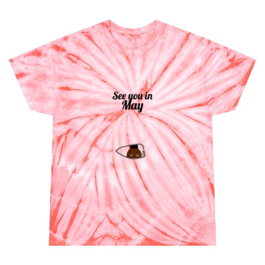 Discover See you in May Cute Peeking Black Baby Mom Gift Tie Dye T-Shirts