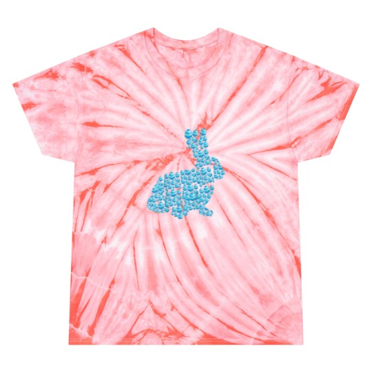 Discover Kids Bunny Easter Egg Pattern Cute Rabbit Boys Girls Tie Dye T-Shirts
