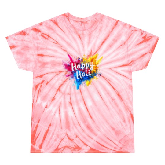 Discover Happy Holi 2024 Women Men Kids Color India Hindu Tie Dye T-Shirts