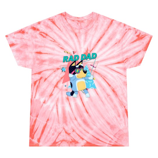 Discover BlueyDad Rad Dad Tie Dye T-Shirts