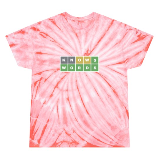 Discover WORDLE KNOWS WORDS Tie Dye T Shirts